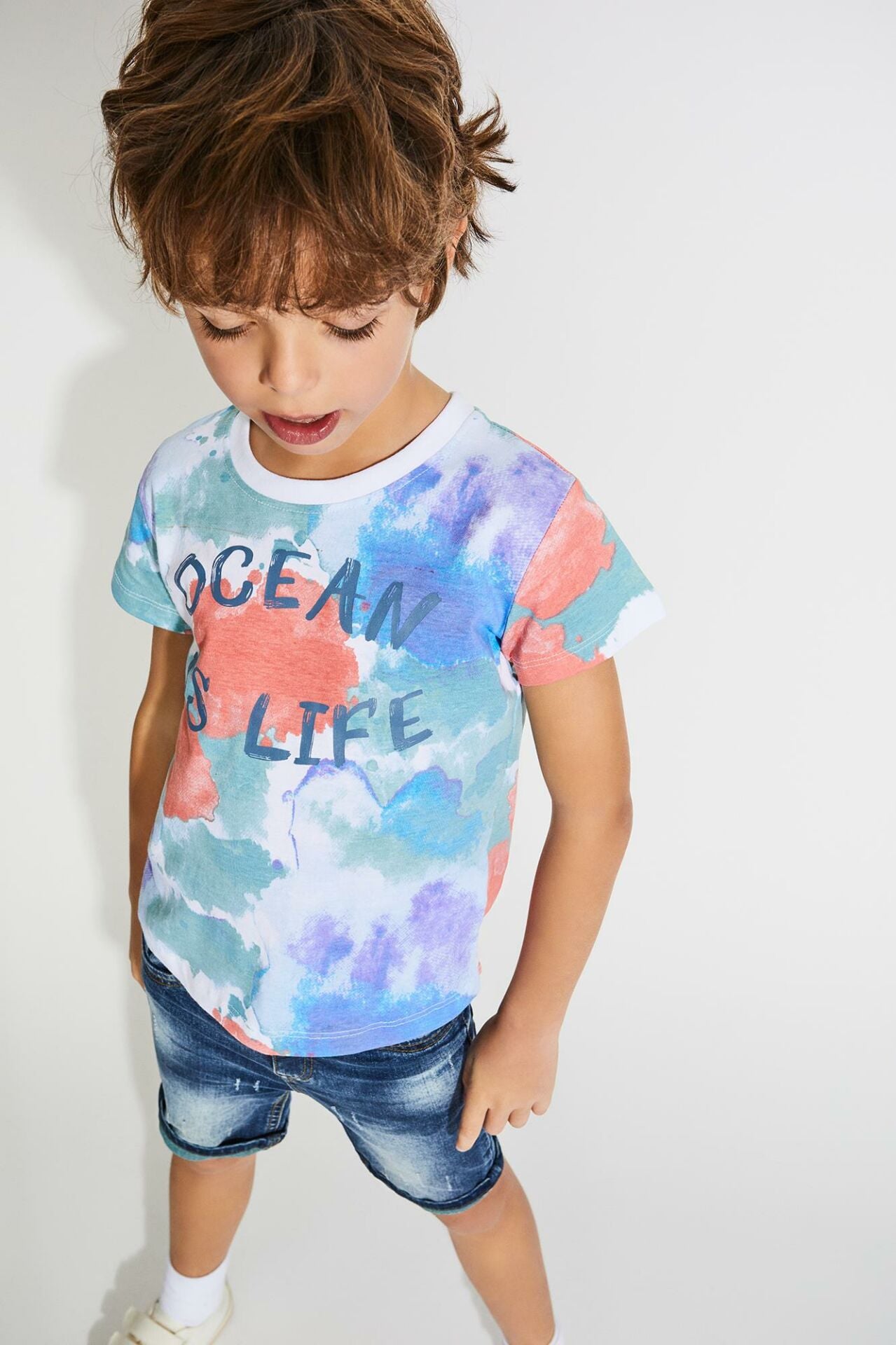 Canada House Renkli Erkek Çocuk T-shirt