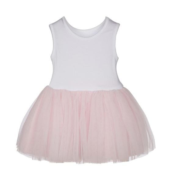 Tütülü 2li Kız Çocuk Gömlek Elbise Set