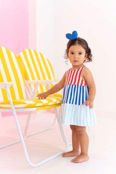 Agatha Ruiz de la Prada Çizgili Elbise