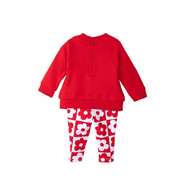 Agatha Ruiz de la Prada Kırmızı 2li Bluz - Pantolon Set