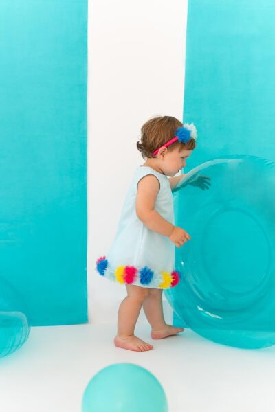 Agatha Ruiz de la Prada Etekleri Ponponlu Elbise
