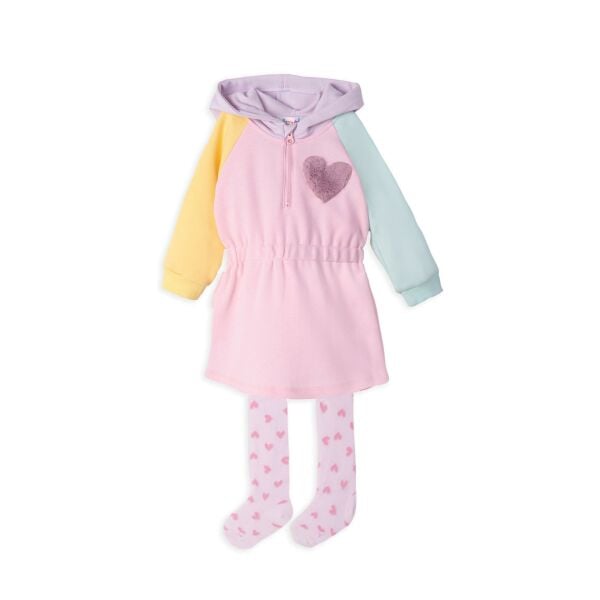 Agatha Ruiz de la Prada Colorblock 2li Elbise - Çorap Set