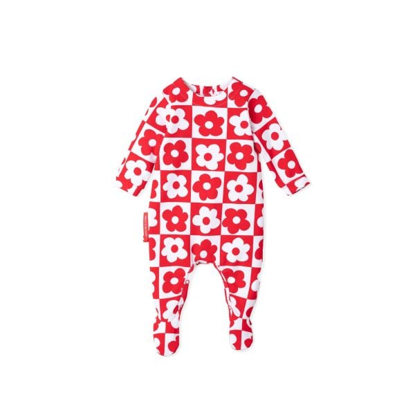 Agatha Ruiz de la Prada Çiçek Desenli Kız Bebek Tulum