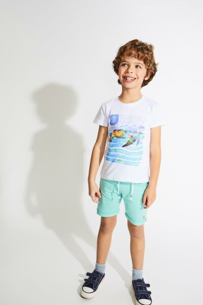 Canada House Turkuaz Erkek Çocuk Şort