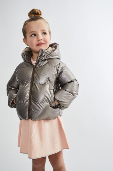 Canada House Kapüşonlu Kız Bebek Mont