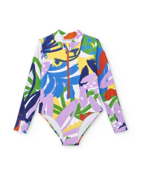 Tuc Tuc Uzun Kollu Kız Çocuk  Mayo