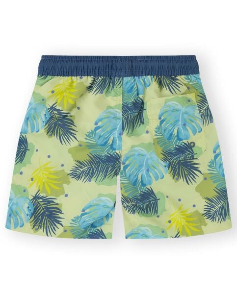 Canada House Tropikal Desenli Erkek Çocuk Şort Mayo