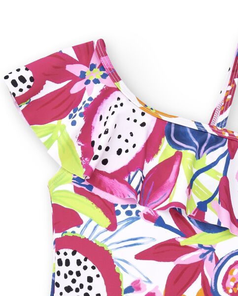 Tuc Tuc Fırfırlı Kız Çocuk Mayo