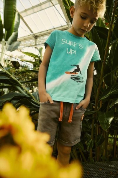 Canada House Sörf Temalı Erkek Çocuk T-shirt